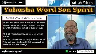 Yahusha Word Son Spirit