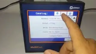 Configuraci&oacute;n Rata de Flujo y Totalizador SIMEX MULTICON CMC