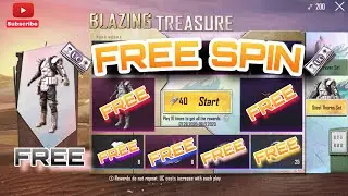 Pubg mobile | New free spin | BLAZING TREASURE | 100% proof pubg mobile new glitch | GROUP4GAMER