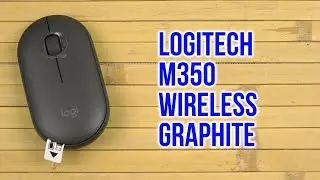 Распаковка Logitech M350 Wireless Graphite
