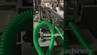 Spiral corrugated pipe making machine forming by mould