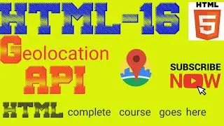 HTML5 Geolocation  API using HTML5 || javascript.