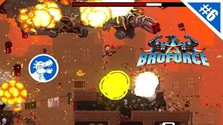 BROFORCE #6 | Death From ABROve... AGAIN!!! Megacockter Mayhem! | BRO-op Xbox Game Pass Gameplay