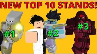 [YBA] NEW Top 10 Stands!