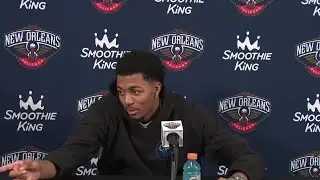 Trey Murphy III on team depth | Pelicans at Thunder Postgame Interview