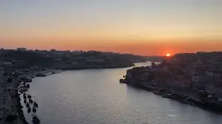 SPLENDID Sunset views of PORTO, PORTUGAL | Porto Sunset Views #shorts