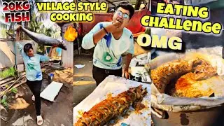 20Kg Surmai Machi Cooking & Eating Challenge | Kanda Lovers Food Eating 😍