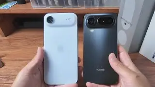 Honor Magic 8 Pro Air vs iPhone 17 Air Unboxing & Full Comparison | Design, Performance & Features