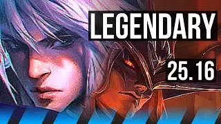 TALON vs YONE (MID) | 16/1/4, 8 solo kills, Legendary | KR Master | 25.16