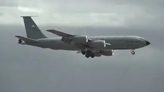 U.S Air Force Boeing KC-135R Stratotanker (63-7995) Landing Moron Air Base LEMO