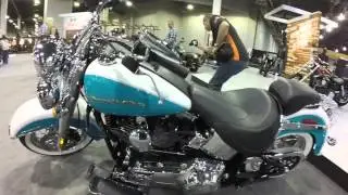 2016 Softail Deluxe FLSTN Harley-Davidson Crushed Ice Pearl Frosted Teal Pearl