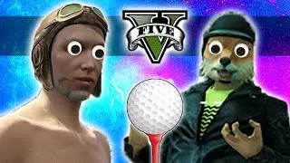 PLAYING STUPID GOLF | Gta V Funny Moments