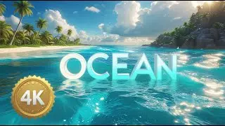 Relaxing Ocean in 4K &ndash; Calm Blue Ambience
