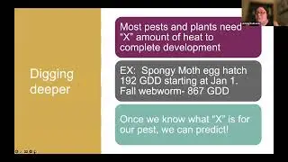Growing Degree Days; What they are and how they correlate to phenology of plants and insects