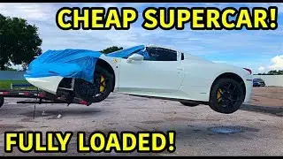 Rebuilding A Wrecked Ferrari 458 Spider