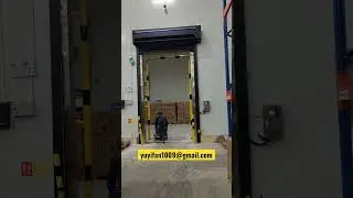 Thermal insulation quick shutter door made in china