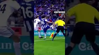 referee KO funny moments #realmadrid  #football  #referee  #spain #france #italy  #juventus