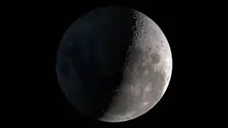 NASA - South Up Moon Phase & Liberation 2013  Moon Only