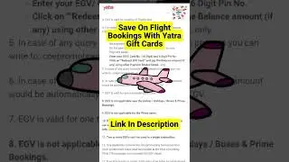 Yatra Gift Card Discount - Yatra Flights Book With Discount!!   Yatra Gift Card Buy With Discount