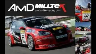 AmD Milltek Racing .com BTCC VW Golf