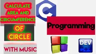 C Program to find  Area and Circumference of circle | C Programming | Asim khan | paracticle C