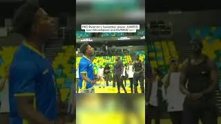 PRO Rwanda's basketball player JUMPED over IShowSpeed and DUNKED 😳👀 #ishowspeed