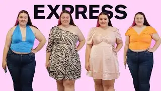 Express Plus Size Try On Haul | size XL on an 18/20 body