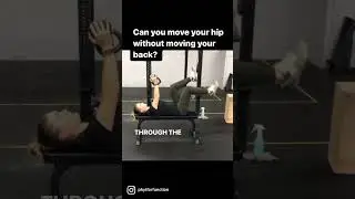 Core stability with the Kettlebell Dead Bug Exercise. Moving the hip and shoulder on a stable spine