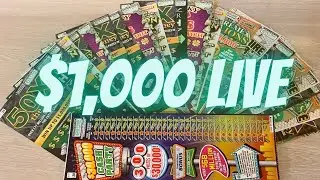 ♛ VA Scratch King ♛ - Part 1 | 🤑 $1,000 Live Stream + @GetRichorDieScratching Coin Giveaway 🤑