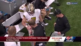 Taysom Hill suffers hand injury