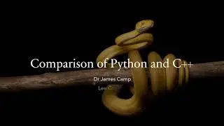 Comparison of C++ and Python