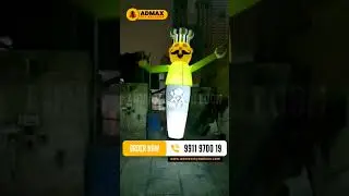 Advertising Air Dancer for Restaurants and Cafe | Admax Sky Balloon | Call 9911970019