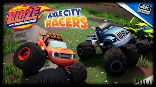 Blaze and the Monster Machines: Axle City Racers (Console Edition) Random Championship Gameplay