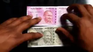 How Identify New 500 2000 Rs Fake Note - How Identify New 500 2000 Rs Hidden features - Youtube
