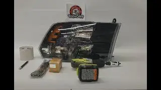 Ram Quad headlights - HID bulb installation