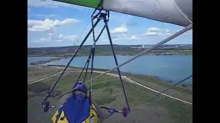 Hang Glider spin and crash