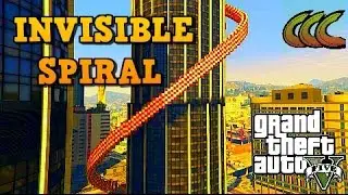 GTA 5 Online  INVISIBLE SPIRAL by CCC_010 ( insane custom race GTA V stunts )