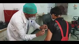 Covid Vaccination Camp at office.
