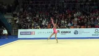 Marina Durunda, (clubs), Марина Дурунда, (булавы), Гран При 2013,  Азербайджан.