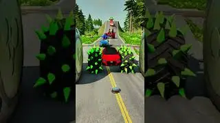 Vibrant and animated cars against the ruthless hydraulic crusher in BeamNG.drive! #beamngdrive #car
