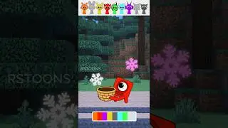 Play music rainbow with Sprunki Numberblocks One #sprunki #sprunkiincredibox