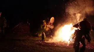 Baning Tribe Fire Dancers, Papua New Guinea
