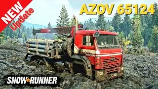 New Update AZOV 65124 Truck In SnowRunner @TIKUS19