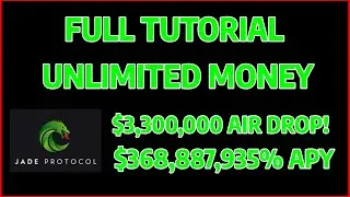 $368,887,935% APY! FULL JADE STAKING TUTORIAL