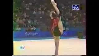 Yulia RASKINA (BLR) ball - 2000 Sydney Olympics qualifs