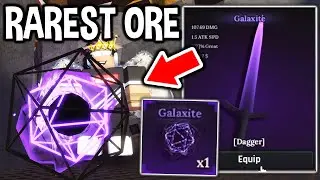 I Found RAREST GALAXITE ORE in The Forge Roblox