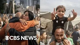 Watch: People in Israel, Gaza celebrate peace deal announcement