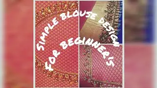 simple blouse design for beginner's ⚡
