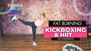 BOOMING CARDIO KICKBOXING + HIIT - NO EQUIPMENT - AWESOME MUSIC
