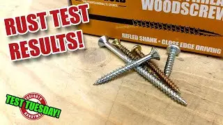 How quickly do Woodscrews RUST? (part 2 of 2)